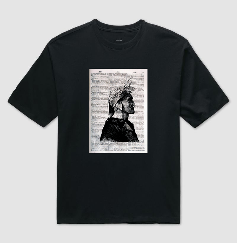  Camiseta Oversized - Dante Alighieri