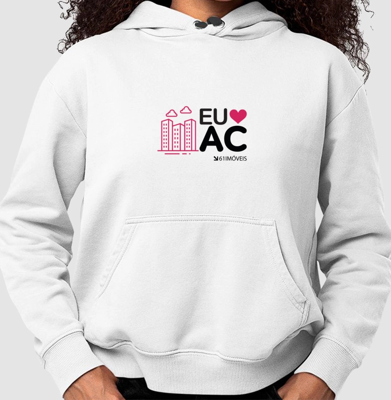 Moletom '' Eu Amo Águas Claras ''