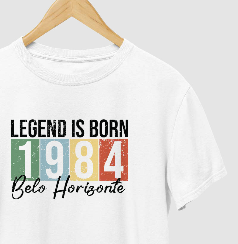 Legend is Born 1984 | Para personalizar 👉ANTES DA COMPRA👈 chame no WhatsApp