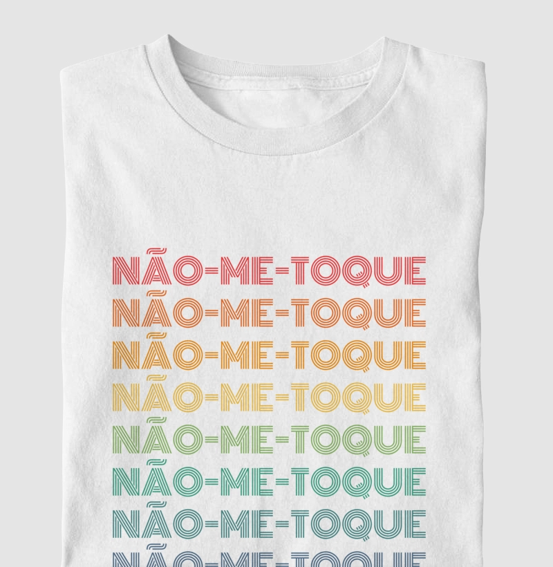 Não-Me-Toque Letreiro Retrô