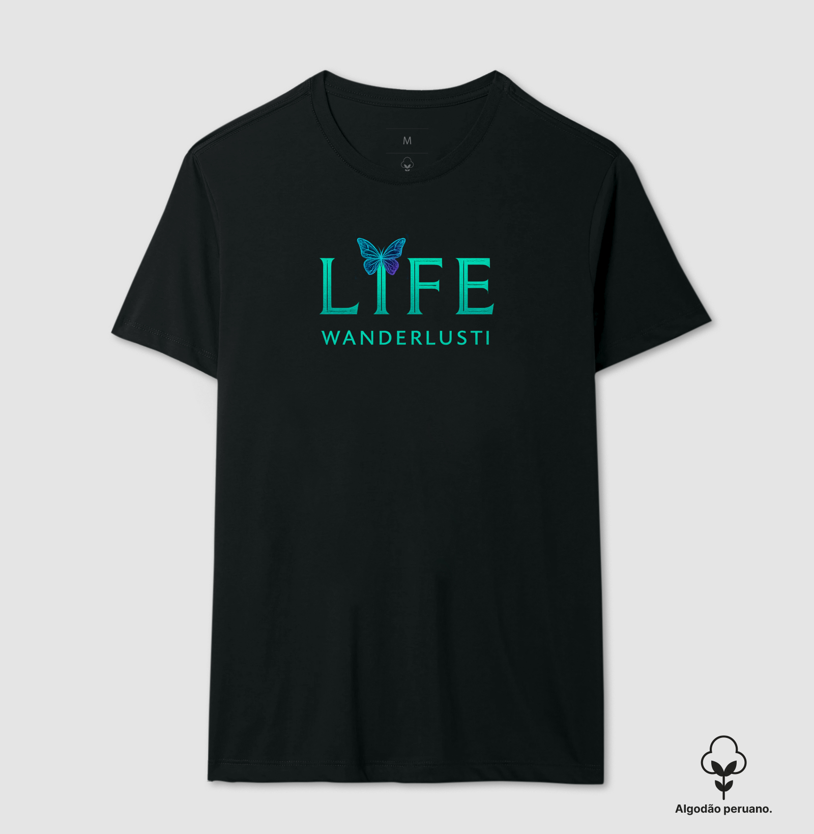 Camiseta Algodão Peruano Life Wanderlusti