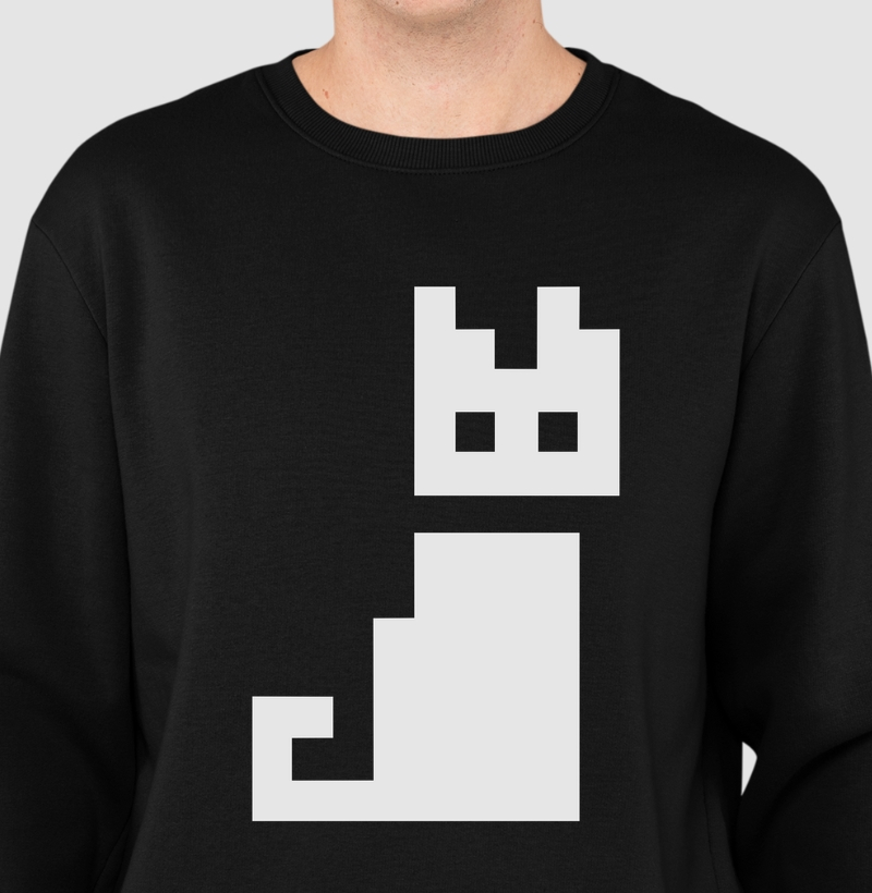 Pixel Cat – Think Tee