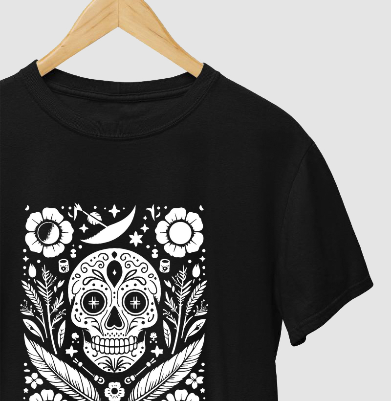 Dia de los Muertos – El Misterio (estampa branca central)