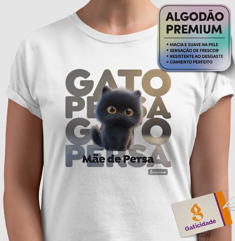 Mãe de Persa Preto: Elegância Misteriosa