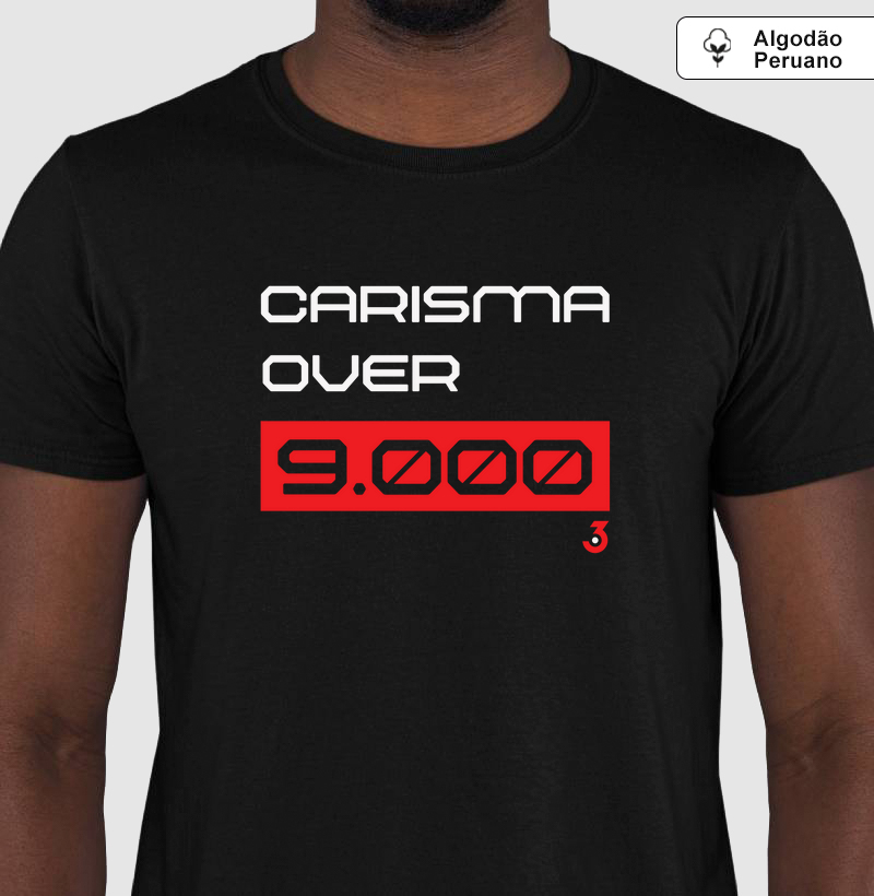 Camiseta 3Car Algodão Peruano Inspire Carisma Over 9000