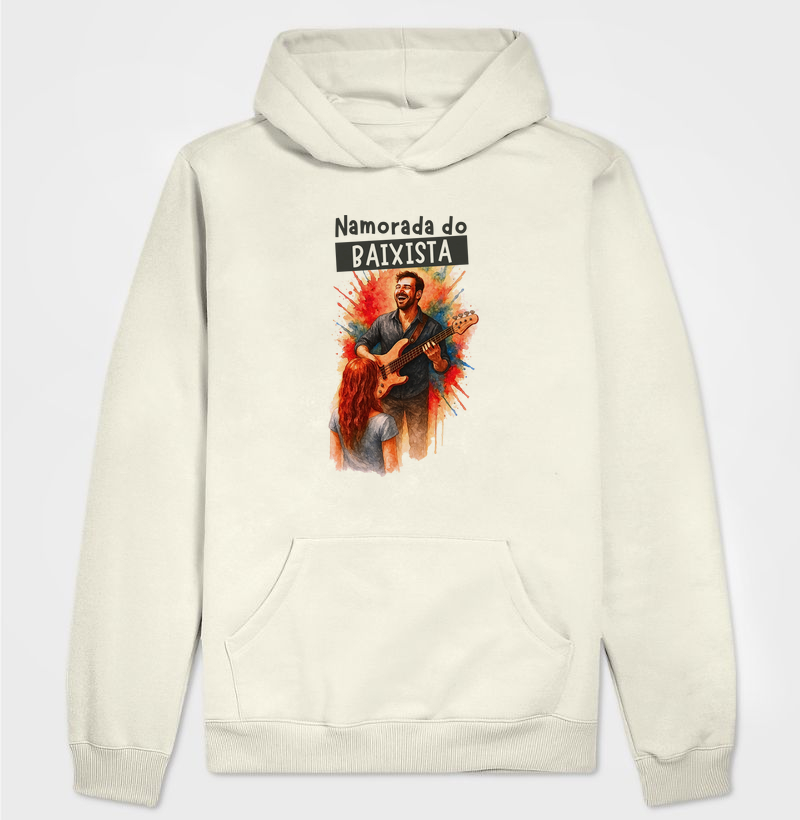 Moletom Namorada do Baixista
