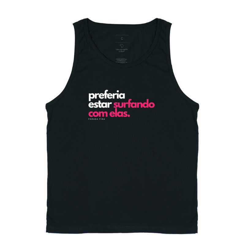 Preferia estar surfando com elas
