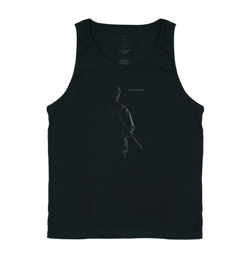 Estampa militar "luto logo existo"