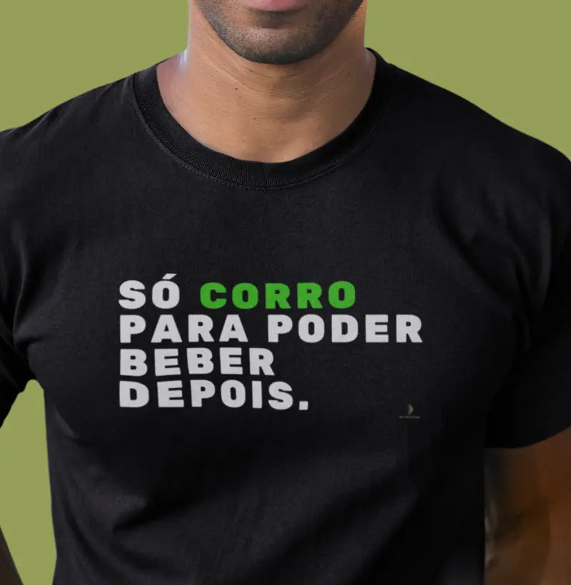 Só corro para poder beber depois
