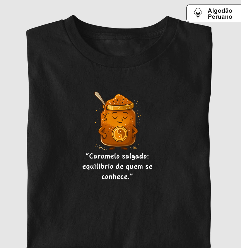 Caramelo salgado: equilíbrio de quem se conhece.