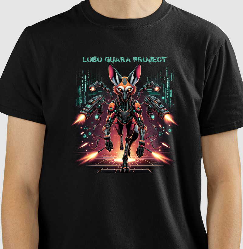 Camiseta - Lobo Guará Project: Cyberwar 1