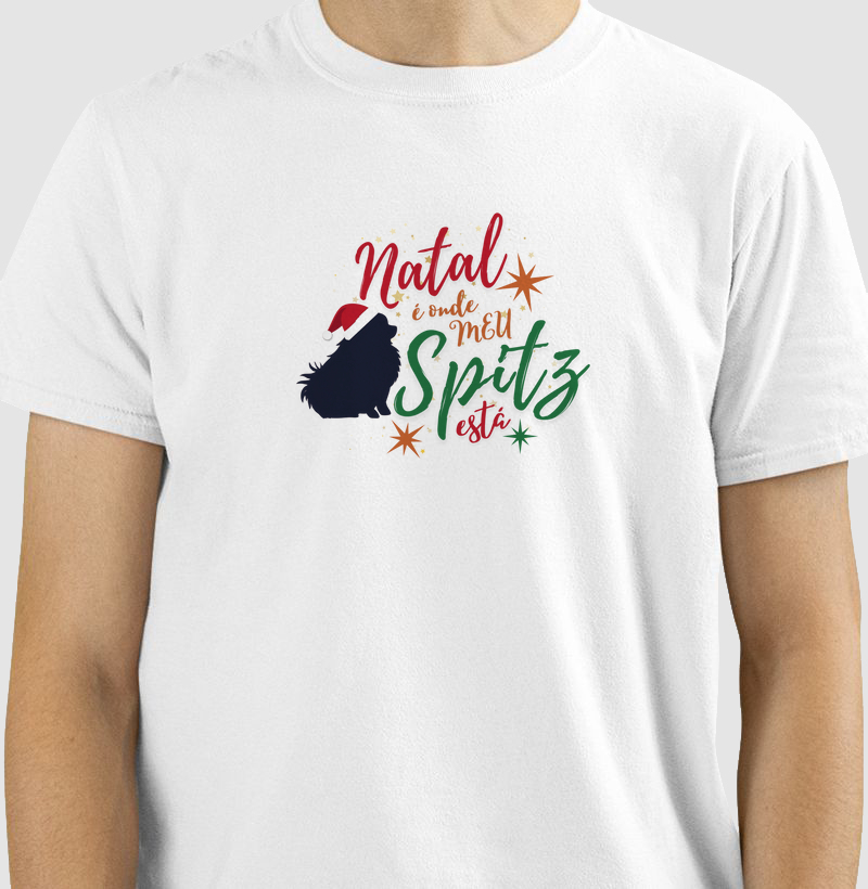 Natal é onde meu Spitz está