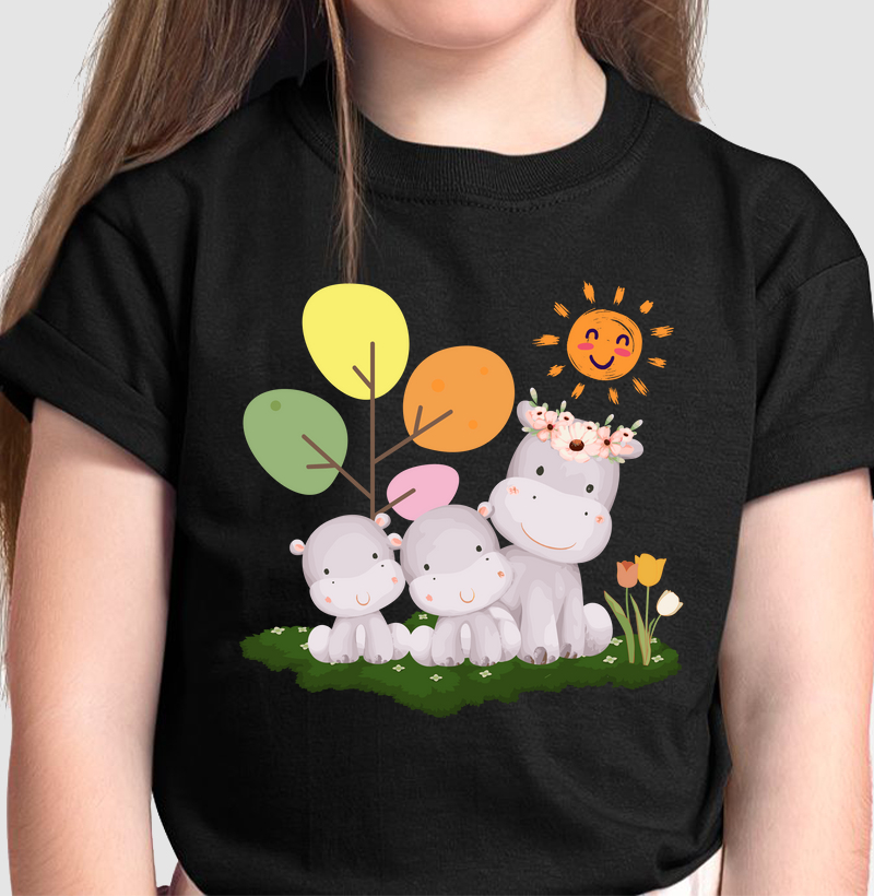 Camiseta Família ao Sol
