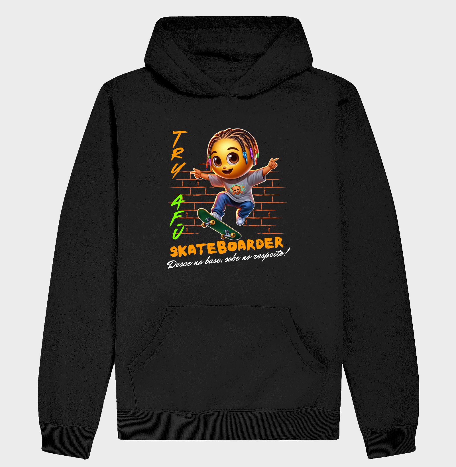 🔥🛹 Hoodie Moletom Try Afú ("Canguru") - Seu Aliado no Frio! 🔥🛹