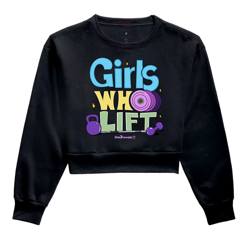 Cropped Moletom Girls Who Lift