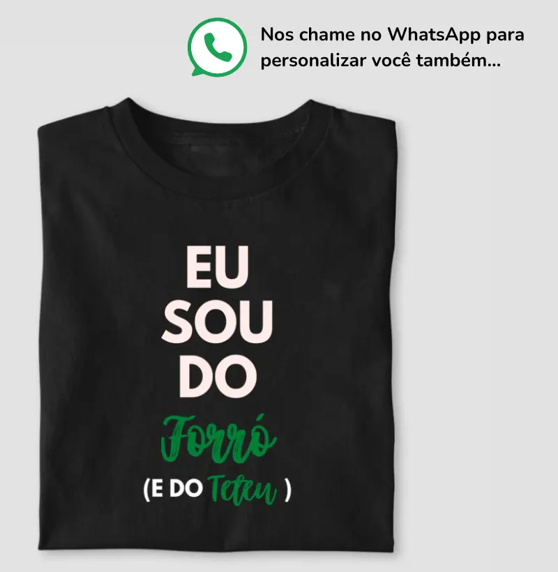 Eu sou do forró personalizada