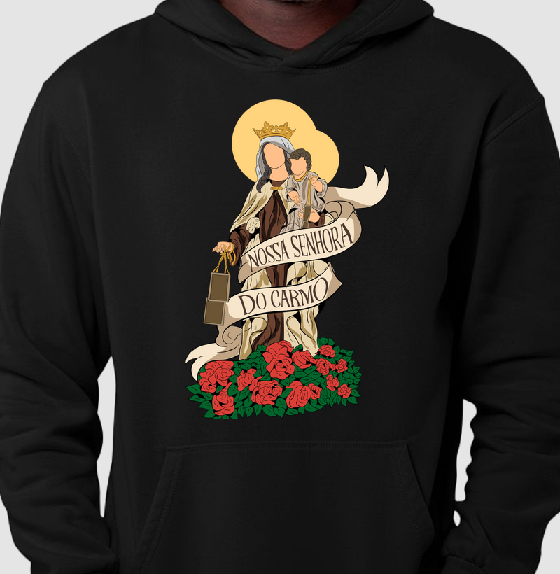 Hoodie Moletom  Nossa Senhora do Carmo -"Carmelo"