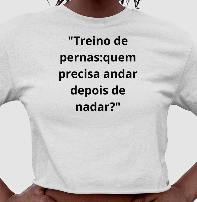 "Treino de pernas: quem precisa andar depois de nadar?"