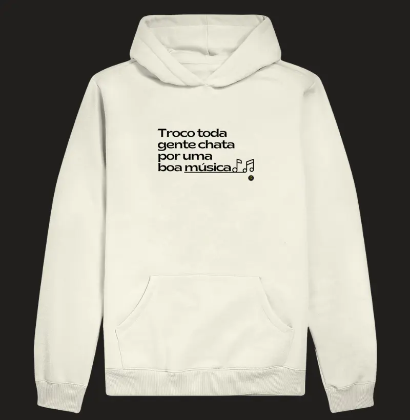 Troco toda gente chata por uma boa música