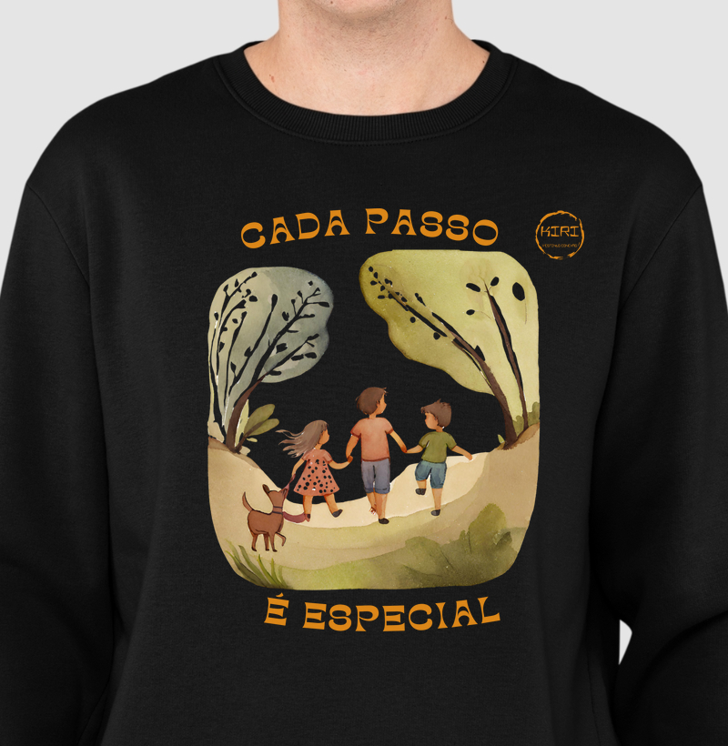 Moletom KIRI - Cada Passo é Especial