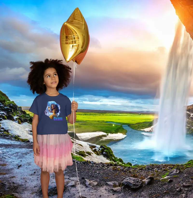 Camiseta Infantil 100% Algodão - Oxum
