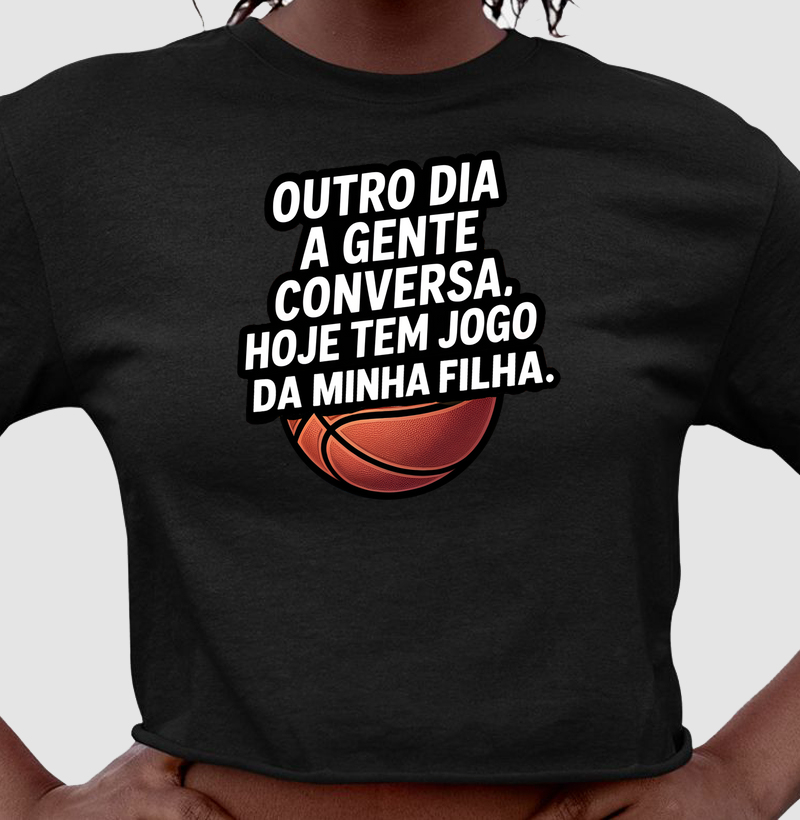 Sem conversa, hoje é dia de jogo dela