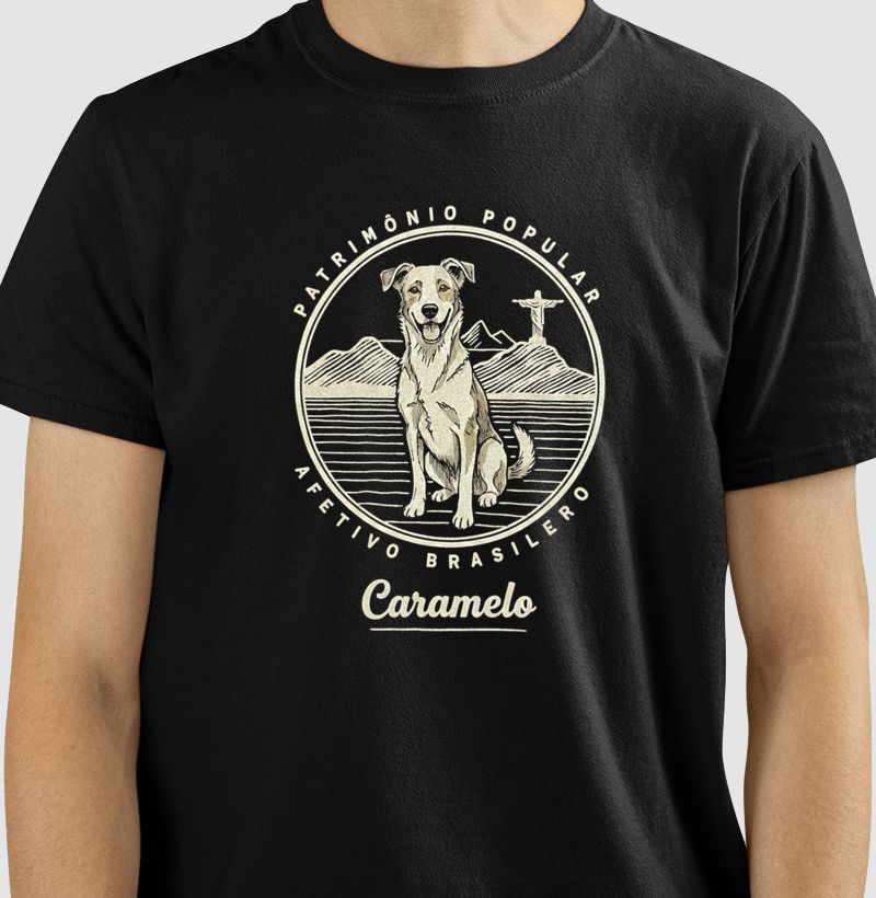 Camiseta "Caramelo" - Patrimônio Popular Brasileiro 