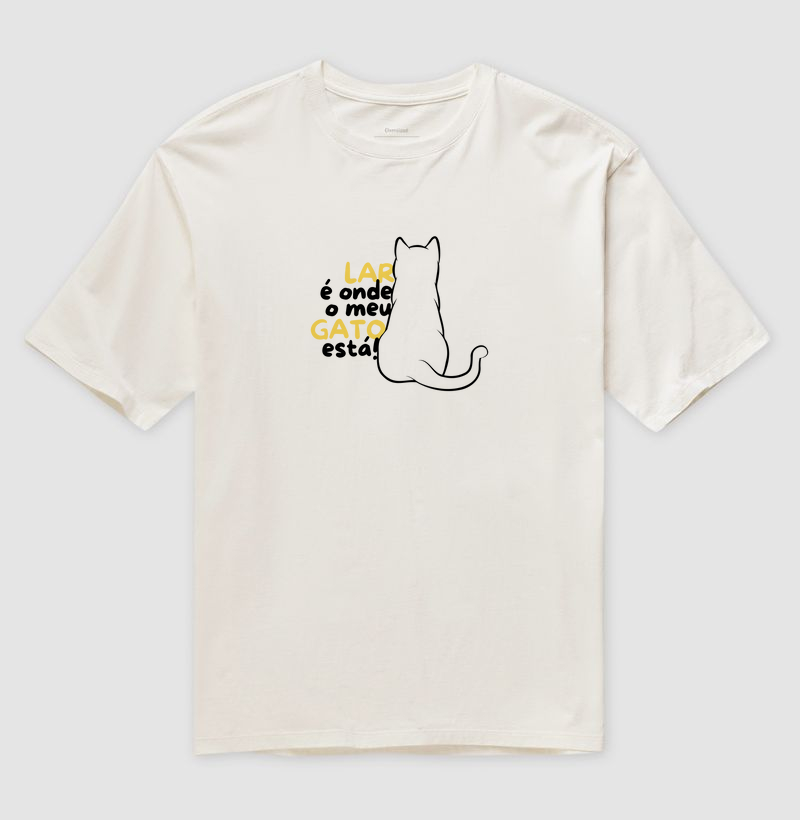Lar é onde meu gato está