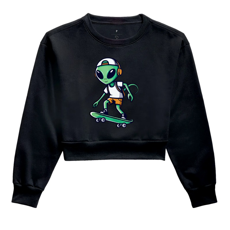 FUNNY ALLIEN IN SKATE