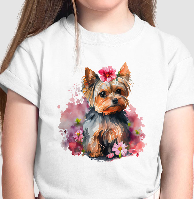 HONESTEE KIDS CACHORRO AQUARELA