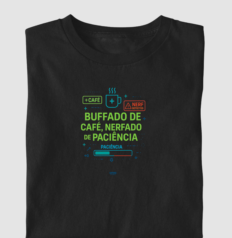 FunPhrase Buffado de Café Nerfado de Paciência