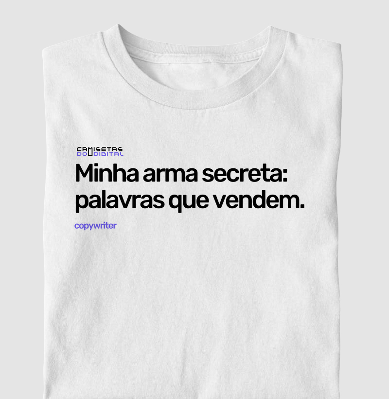 Minha arma secreta: palavras que vendem.