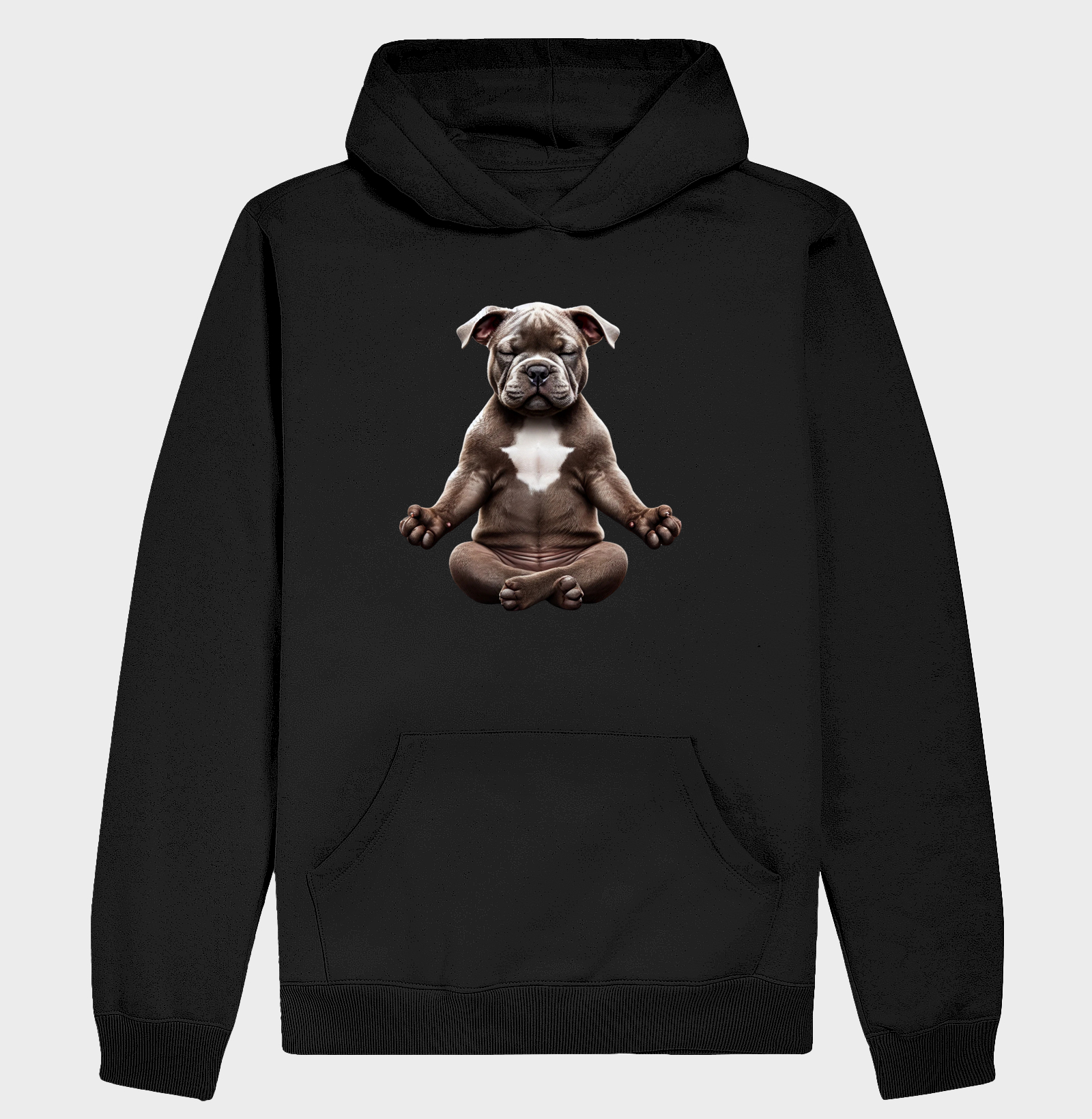 American Bully Meditando
