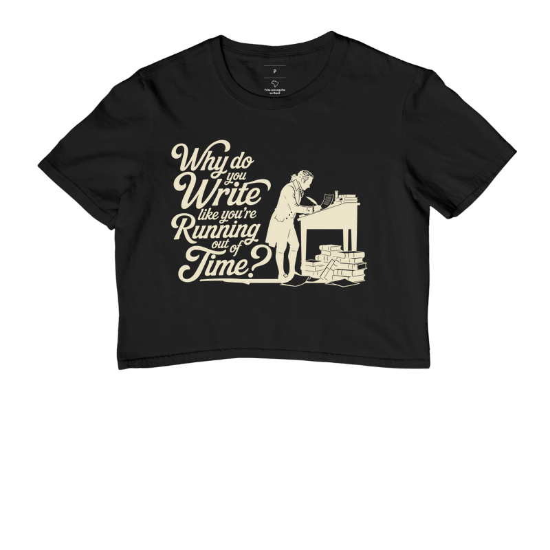 Why do you write like you're running out of time?