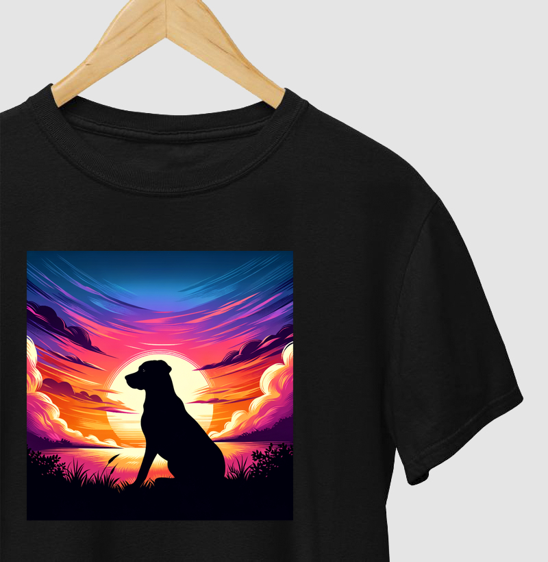 Dog At Sunset