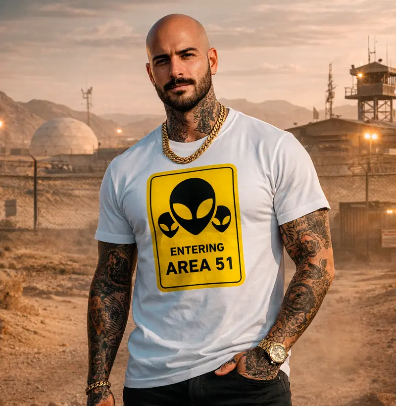 Camiseta ENTERING AREA 51