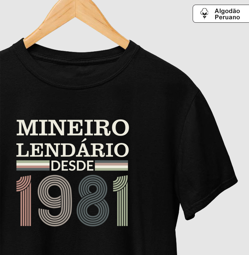 Mineiro Lendário desde 1981 | Para personalizar 👉ANTES DA COMPRA👈 chame no WhatsApp