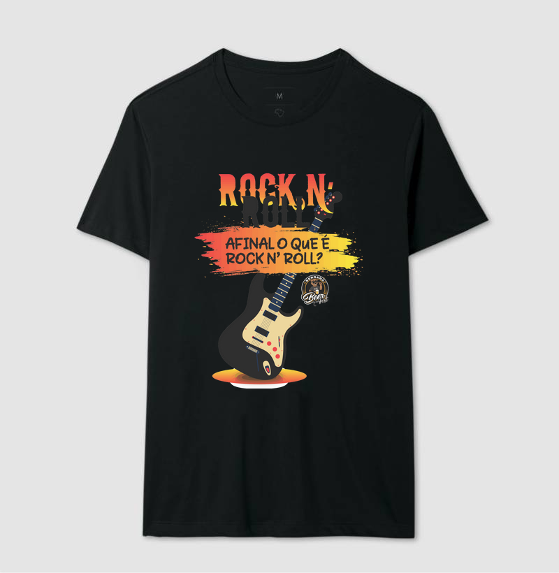 Camisa afinal o que é rock n roll?