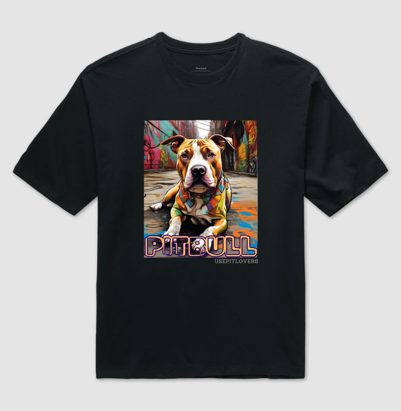 PIT BULL GRAFITTE URBANO