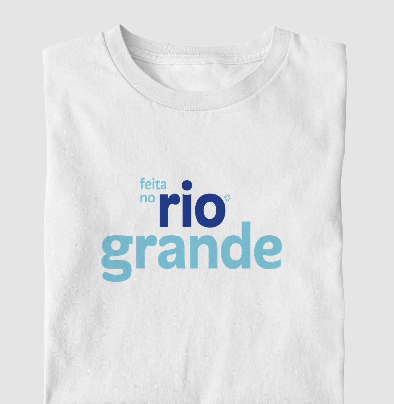 Camiseta Infantil FEITA no Rio Grande