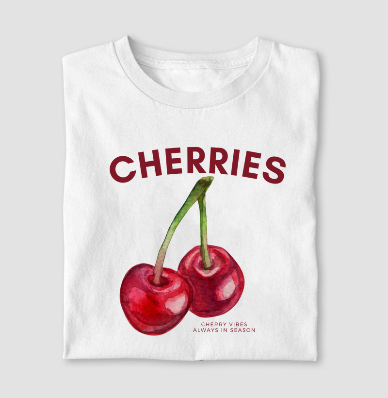 Camiseta Cherries – USA 