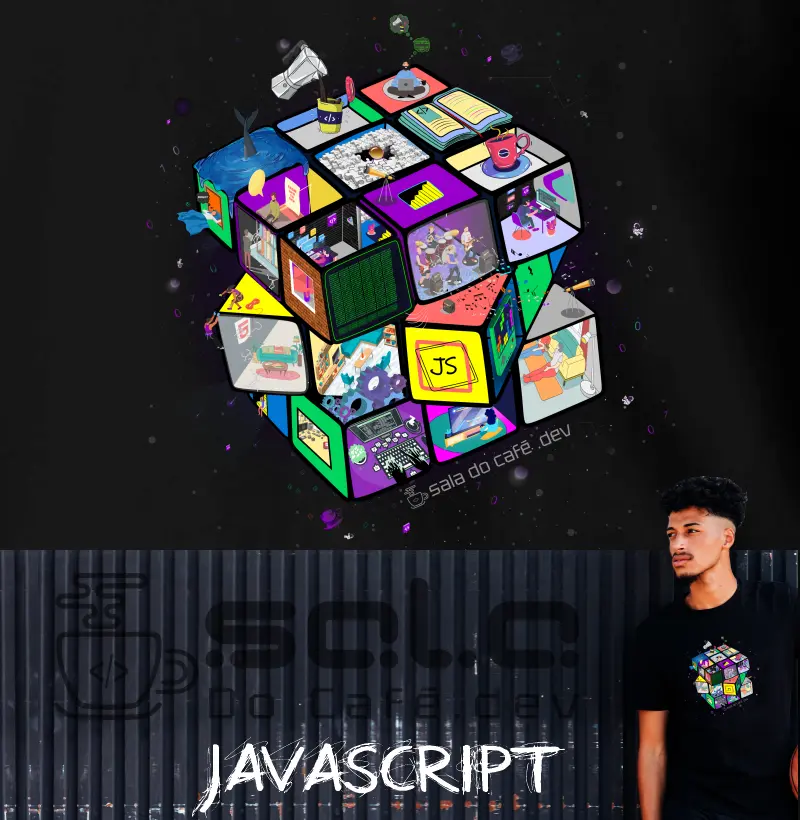 Camiseta Cubo Programador Javascript
