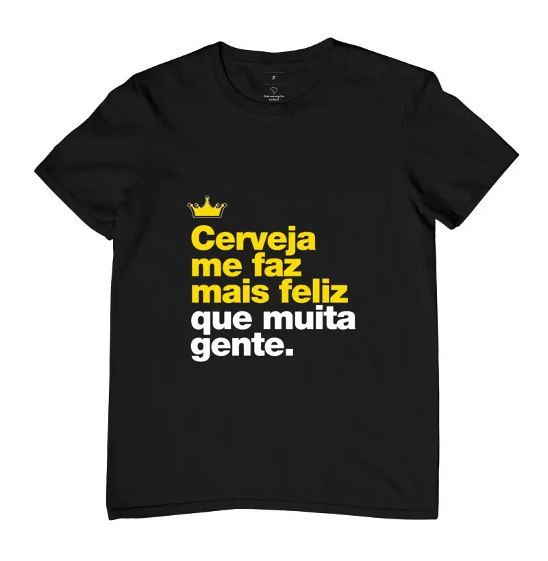 Cerveja me faz mais feliz que muita gente