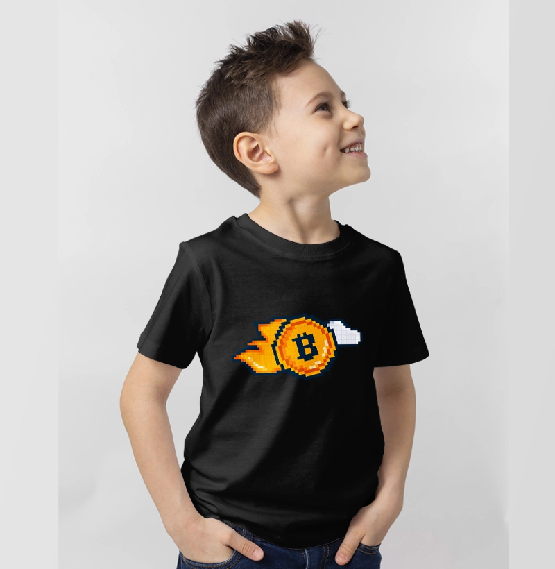 T Shirt Infantil BTC Pixel