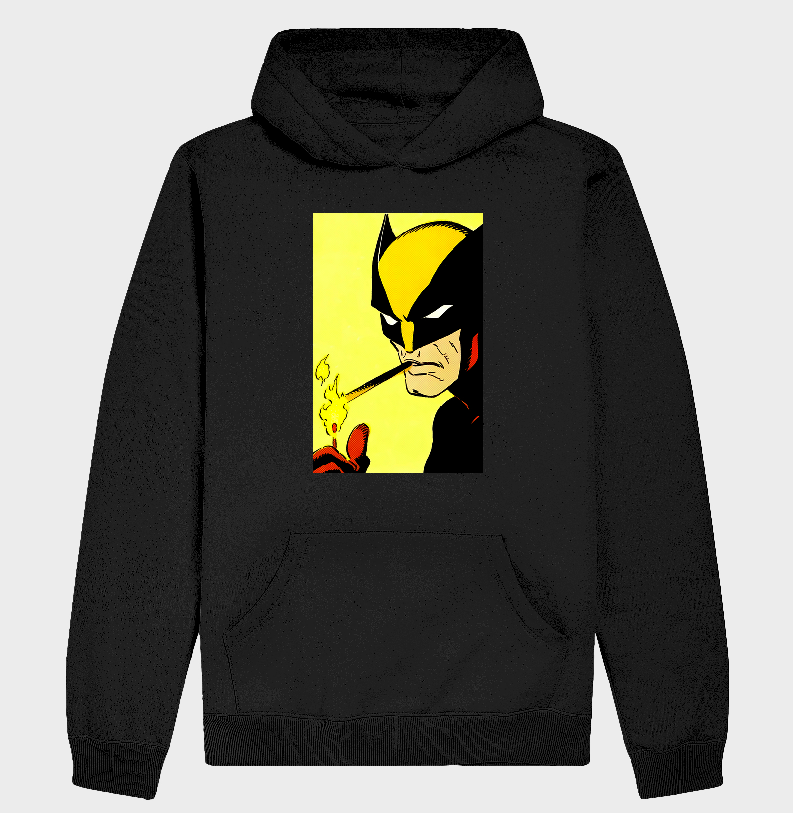 Wolverine is smoking