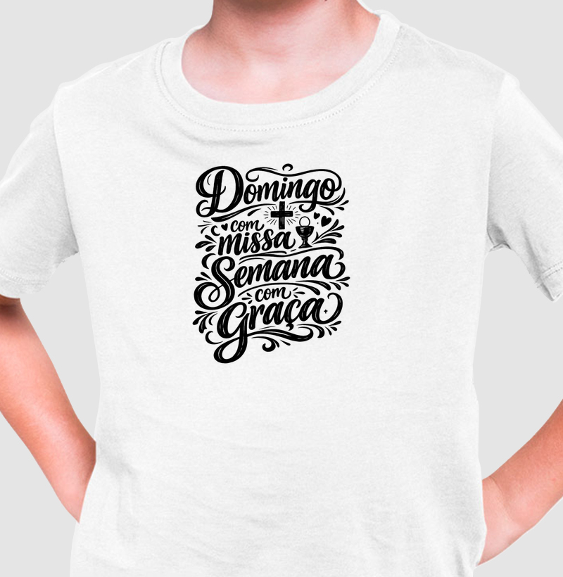 Domingo com missa, semana com graça!