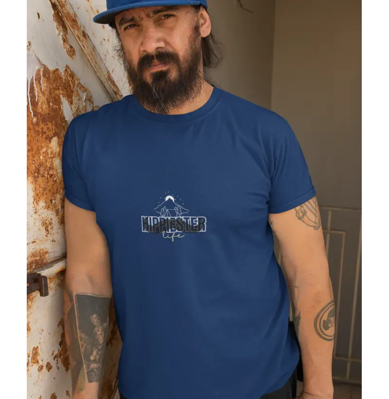 T SHIRT Masculina Hippiester Life Marinho