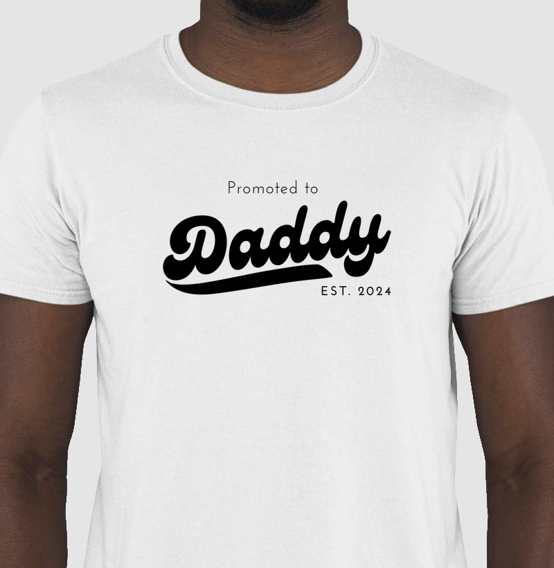 Camiseta Promoted to Daddy
