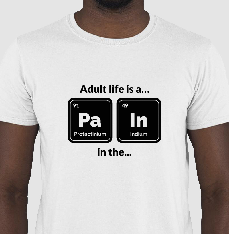 Tabela Periódica da Vida Adulta - Pa In