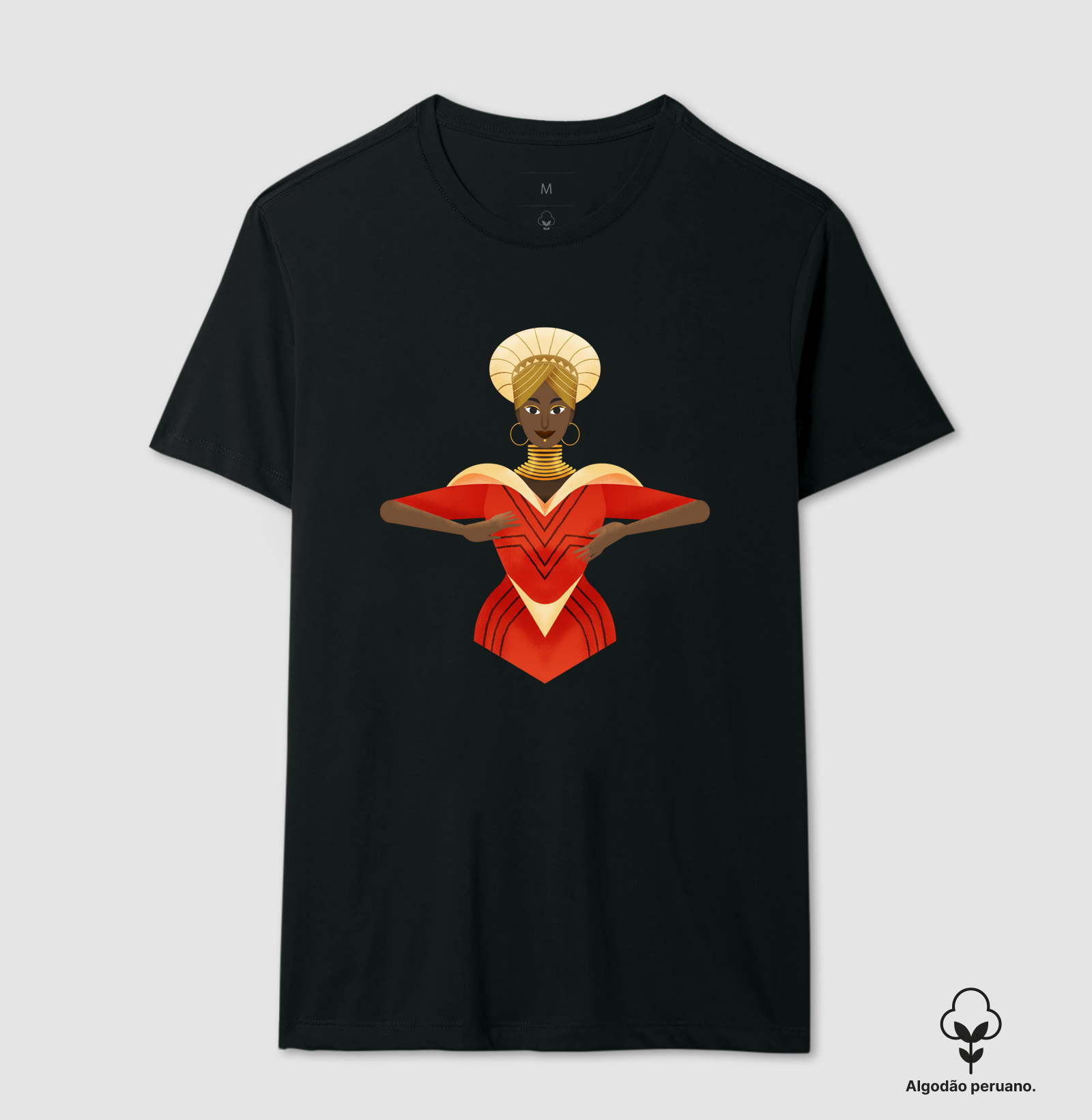 Camiseta Original Afrofuturista Mulher Maravilha